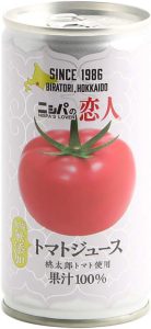 JA平取町 ニシパの恋人 トマトジュース 食塩無添加 果汁100% 桃太郎トマト使用 缶 190g