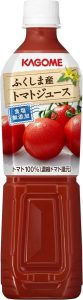 KAGOME ふくしま産トマトジュース 食塩無添加 トマト100％（濃縮トマト還元） 720ml ペットボトル