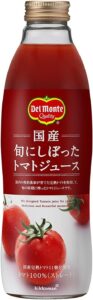 デルモンテ 国産 旬にしぼったトマトジュース トマト100％（ストレート） 750ml 瓶