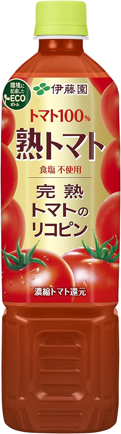 伊藤園 熟トマト 砂糖・食塩不使用 トマト100％ PET 730g