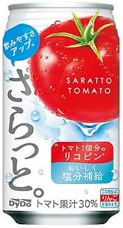 ダイドー さらっと。トマト トマト1個分のリコピン おいしく塩分補給 トマト果汁30％ 350g 缶