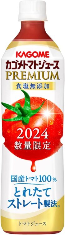 【期間限定】カゴメ トマトジュースプレミアム 2024 食塩無添加 スマートPET 720ml