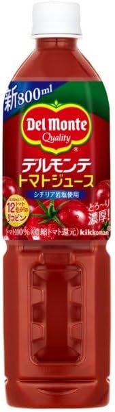 デルモンテ トマトジュース シチリア岩塩使用 800g ペットボトル